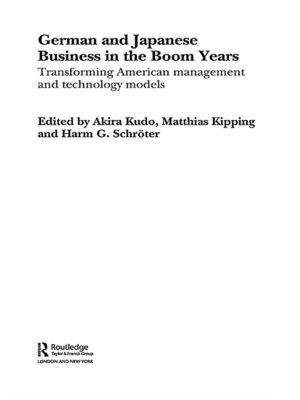 cover image of German and Japanese Business in the Boom Years